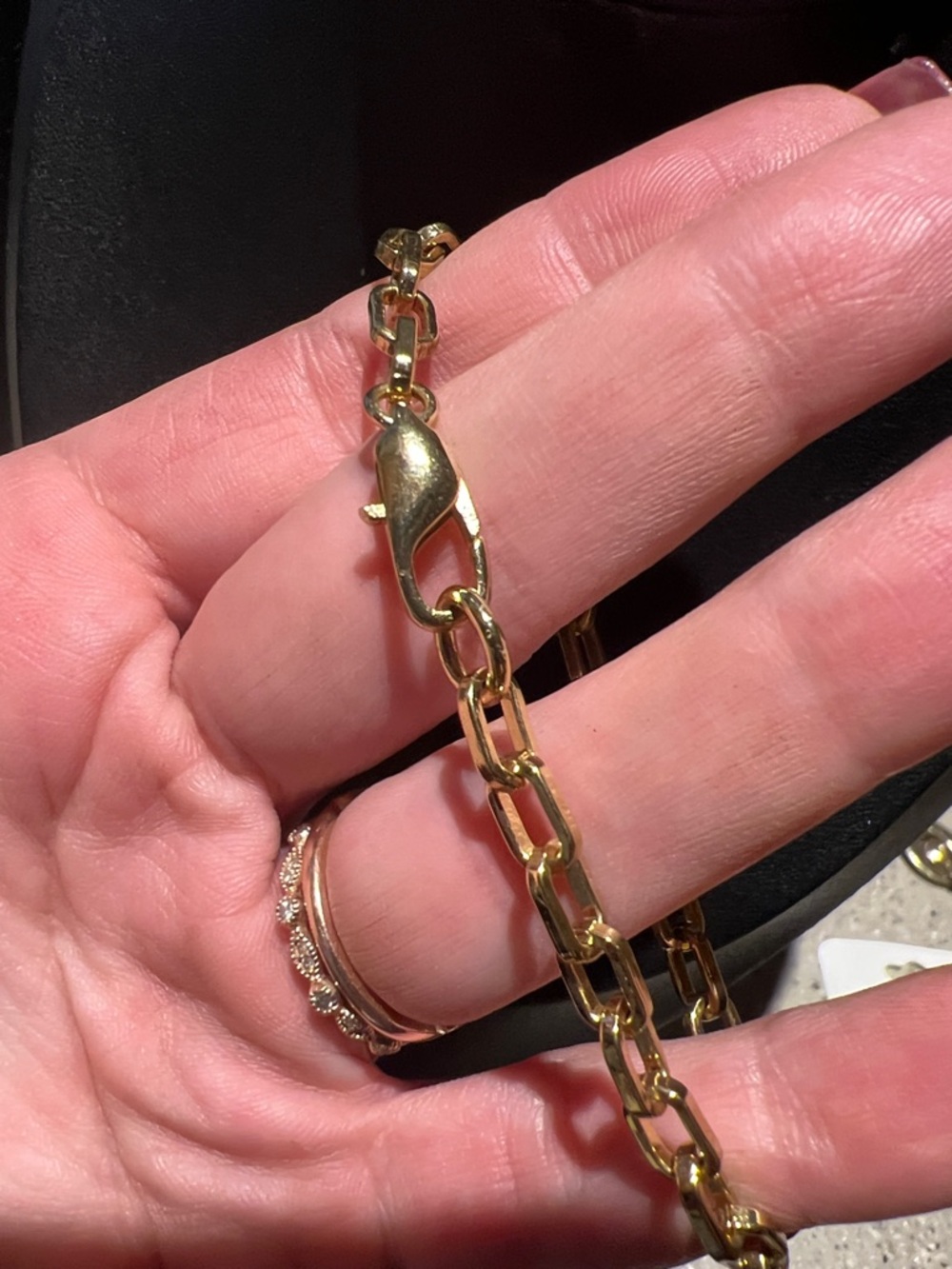 Gold tone Chain Link Bracelet - Women - Picture 3 of 5